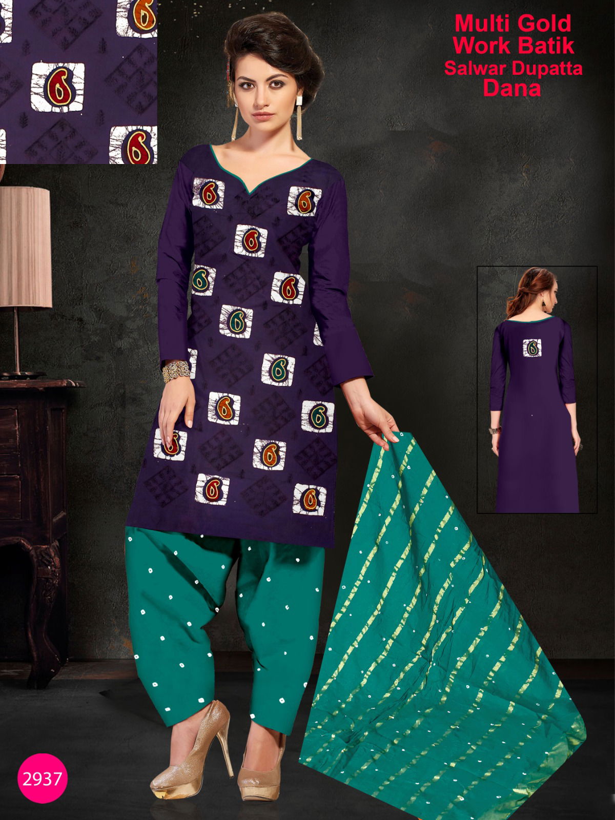 Nemi Bandhej Vol 1 Georgette Dress Material Catalog